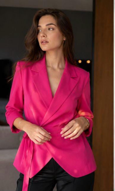 Hot Pink Blazer Top