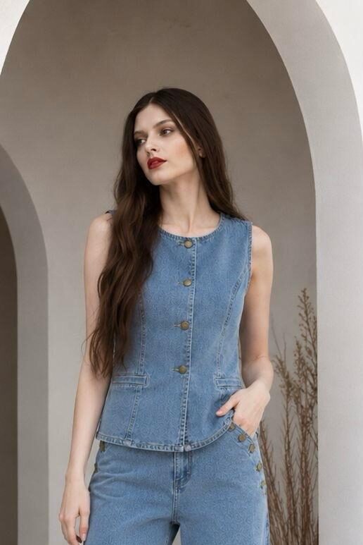 Denim Co-ord Set