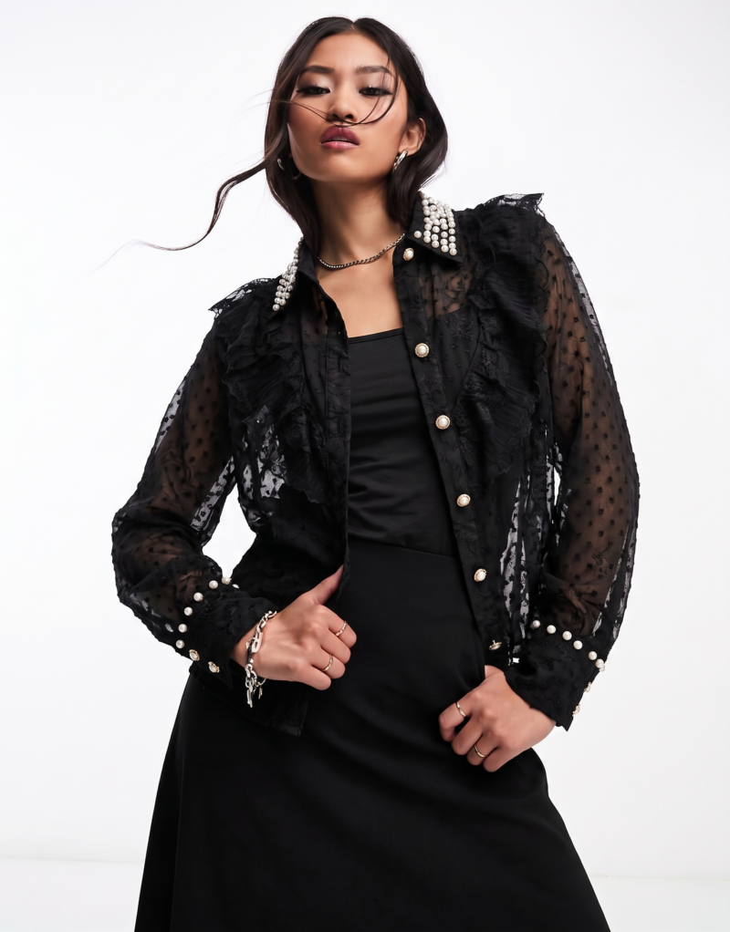 Pearl Collared Shirt